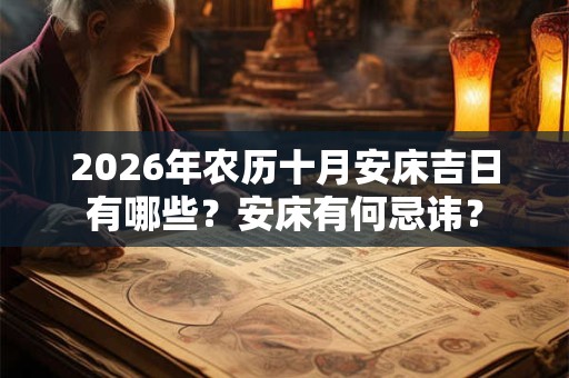 2026年农历十月安床吉日有哪些？安床有何忌讳？