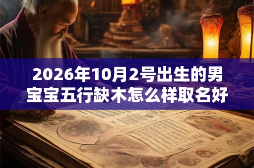 2026年10月2号出生的男宝宝五行缺木怎么样取名好