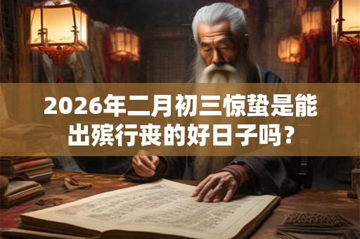 2026年二月初三惊蛰是能出殡行丧的好日子吗? 2026年二月初三惊蛰是能出殡行丧的好日子吗?