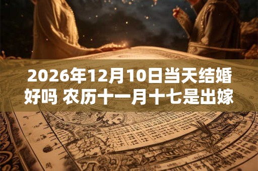 2026年12月10日当天结婚好吗 农历十一月十七是出嫁的吉利日子吗 2026年12月10日当天结婚好吗 农历十一月十七是出嫁的吉利日子吗