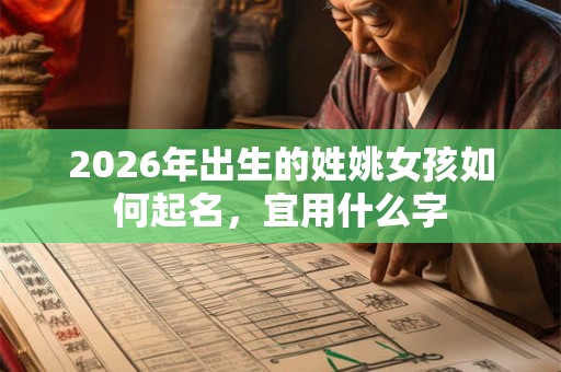 2026年出生的姓姚女孩如何起名,宜用什么字 2026年出生的姓姚女孩如何起名,宜用什么字