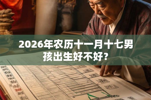 2026年农历十一月十七男孩出生好不好? 2026年农历十一月十七男孩出生好不好?