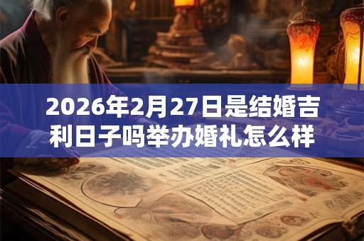 2026年2月27日是结婚吉利日子吗举办婚礼怎么样 2026年2月27日是结婚吉利日子吗举办婚礼怎么样