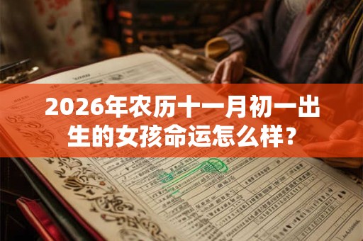 2026年农历十一月初一出生的女孩命运怎么样? 2026年农历十一月初一出生的女孩命运怎么样?