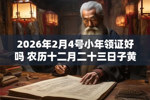 2026年2月4号小年领证好吗 农历十二月二十三日子黄历 2026年2月4号小年领证好吗 农历十二月二十三日子黄历