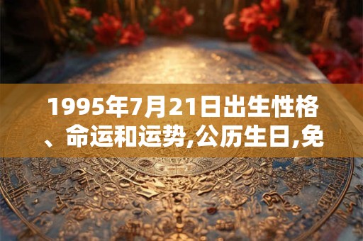 1995年7月21日出生性格、命运和运势,公历生日,免费算命