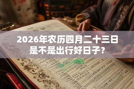 2026年农历四月二十三日是不是出行好日子? 2026年农历四月二十三日是不是出行好日子?