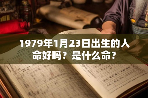 1979年1月23日出生的人命好吗?是什么命? 1979年1月23日出生的人命好吗?是什么命?