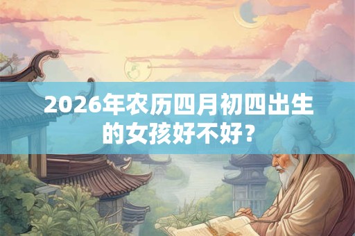 2026年农历四月初四出生的女孩好不好? 2026年农历四月初四出生的女孩好不好?