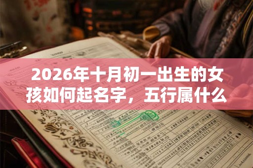2026年十月初一出生的女孩如何起名字，五行属什么