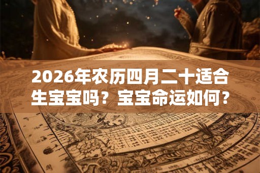 2026年农历四月二十适合生宝宝吗？宝宝命运如何？