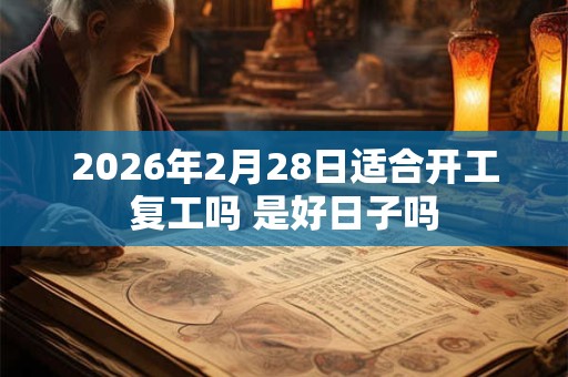 2026年2月28日适合开工复工吗 是好日子吗