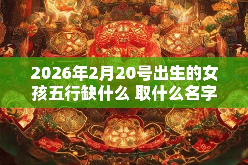 2026年2月20号出生的女孩五行缺什么 取什么名字好