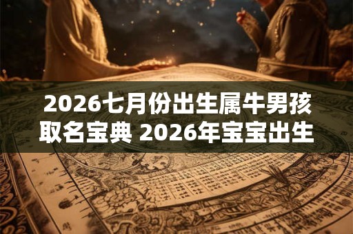 2026七月份出生属牛男孩取名宝典 2026年宝宝出生宜用字