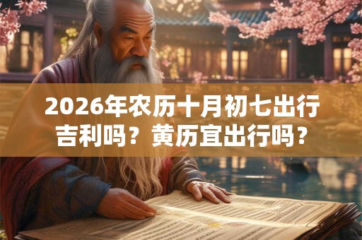 2026年农历十月初七出行吉利吗？黄历宜出行吗？