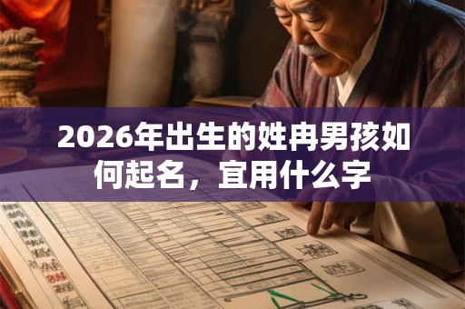 2026年出生的姓冉男孩如何起名，宜用什么字