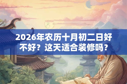 2026年农历十月初二日好不好?这天适合装修吗? 2026年农历十月初二日好不好?这天适合装修吗?