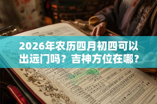2026年农历四月初四可以出远门吗?吉神方位在哪? 2026年农历四月初四可以出远门吗?吉神方位在哪?
