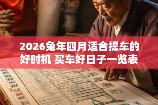 2026兔年四月适合提车的好时机 买车好日子一览表 2026兔年四月适合提车的好时机 买车好日子一览表