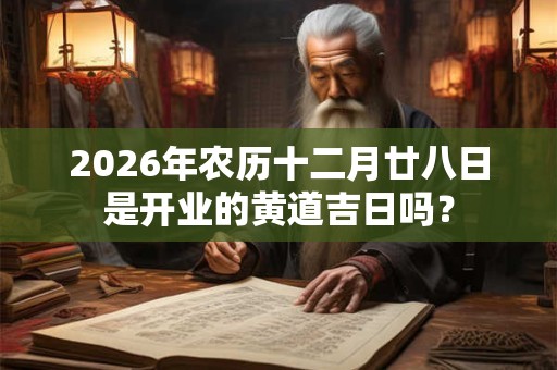 2026年农历十二月廿八日是开业的黄道吉日吗? 2026年农历十二月廿八日是开业的黄道吉日吗?