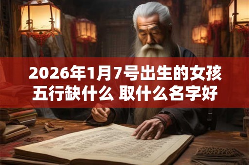 2026年1月7号出生的女孩五行缺什么 取什么名字好