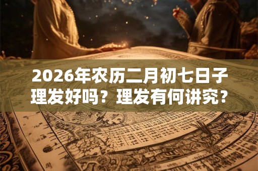 2026年农历二月初七日子理发好吗？理发有何讲究？