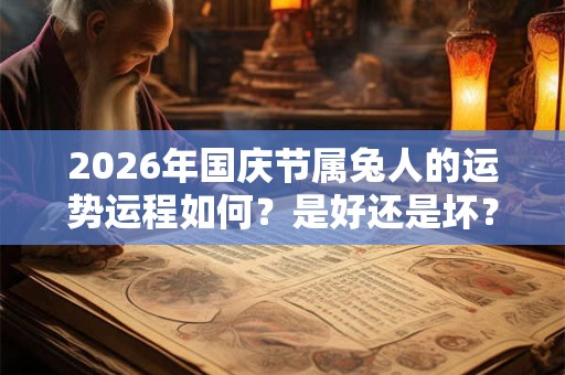 2026年国庆节属兔人的运势运程如何？是好还是坏？