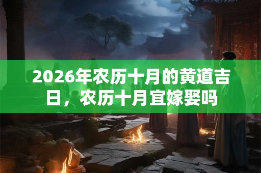 2026年农历十月的黄道吉日，农历十月宜嫁娶吗