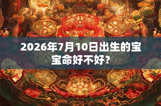 2026年7月10日出生的宝宝命好不好? 2026年7月10日出生的宝宝命好不好?