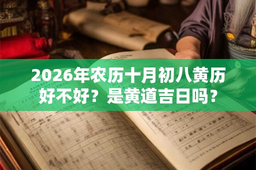 2026年农历十月初八黄历好不好?是黄道吉日吗? 2026年农历十月初八黄历好不好?是黄道吉日吗?