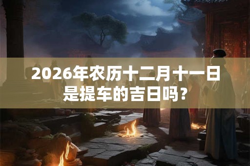 2026年农历十二月十一日是提车的吉日吗? 2026年农历十二月十一日是提车的吉日吗?