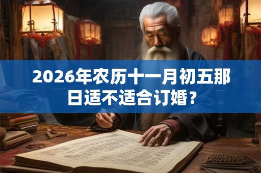 2026年农历十一月初五那日适不适合订婚? 2026年农历十一月初五那日适不适合订婚?
