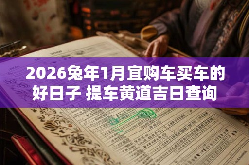 2026兔年1月宜购车买车的好日子 提车黄道吉日查询 2026兔年1月宜购车买车的好日子 提车黄道吉日查询