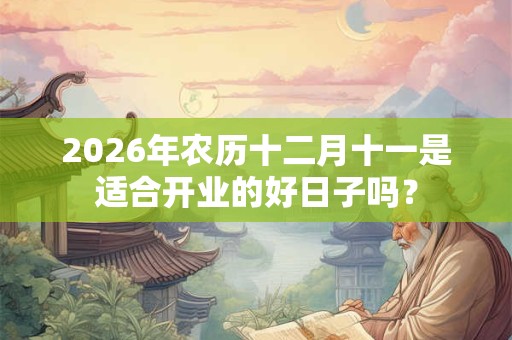 2026年农历十二月十一是适合开业的好日子吗? 2026年农历十二月十一是适合开业的好日子吗?