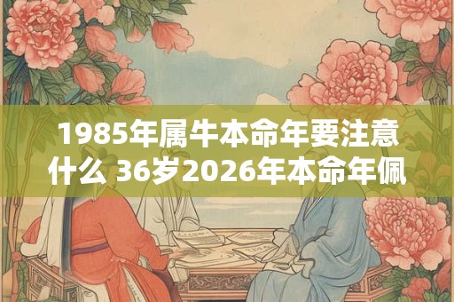 1985年属牛本命年要注意什么 36岁2026年本命年佩戴什么好 1985年属牛本命年要注意什么 36岁2026年本命年佩戴什么好