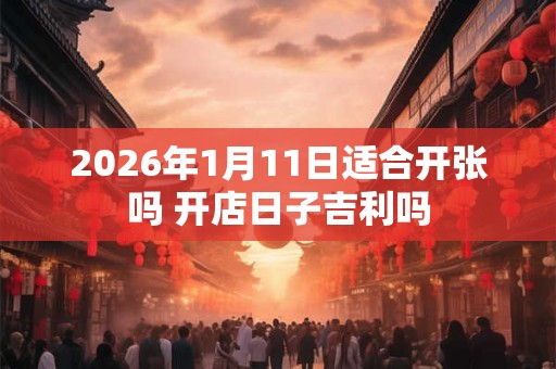 2026年1月11日适合开张吗 开店日子吉利吗 2026年1月11日适合开张吗 开店日子吉利吗