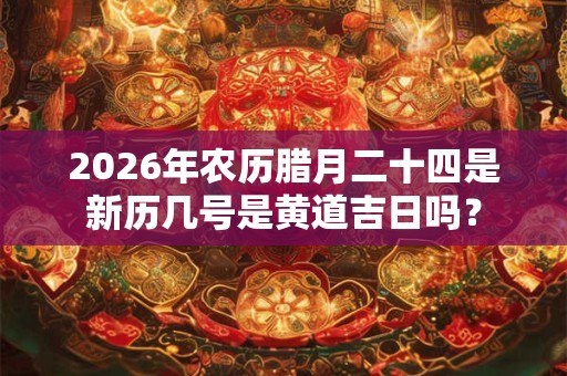 2026年农历腊月二十四是新历几号是黄道吉日吗? 2026年农历腊月二十四是新历几号是黄道吉日吗?