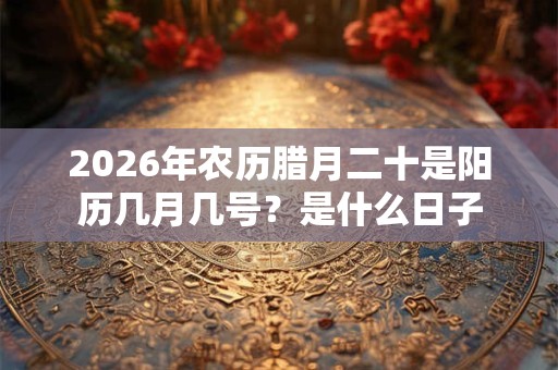 2026年农历腊月二十是阳历几月几号？是什么日子