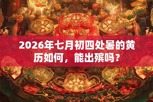 2026年七月初四处暑的黄历如何，能出殡吗？