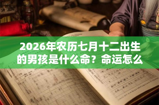 2026年农历七月十二出生的男孩是什么命?命运怎么样? 2026年农历七月十二出生的男孩是什么命?命运怎么样?