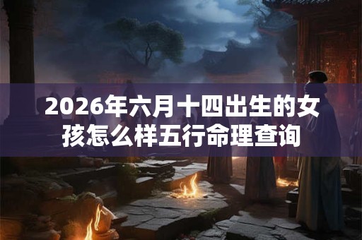 2026年六月十四出生的女孩怎么样五行命理查询