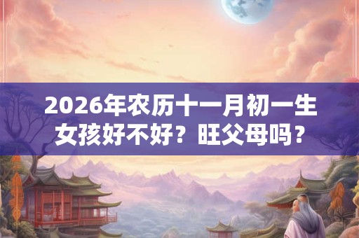 2026年农历十一月初一生女孩好不好？旺父母吗？