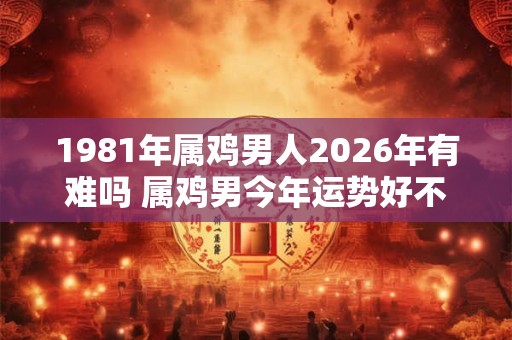1981年属鸡男人2026年有难吗 属鸡男今年运势好不好