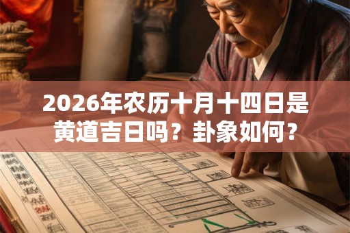 2026年农历十月十四日是黄道吉日吗？卦象如何？
