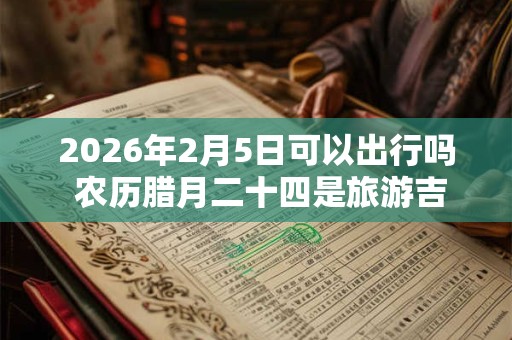 2026年2月5日可以出行吗 农历腊月二十四是旅游吉日吗