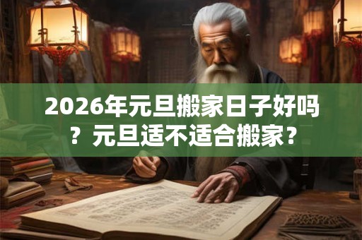 2026年元旦搬家日子好吗?元旦适不适合搬家? 2026年元旦搬家日子好吗?元旦适不适合搬家?