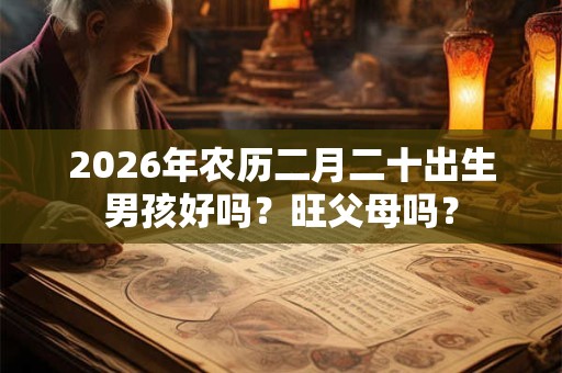 2026年农历二月二十出生男孩好吗？旺父母吗？