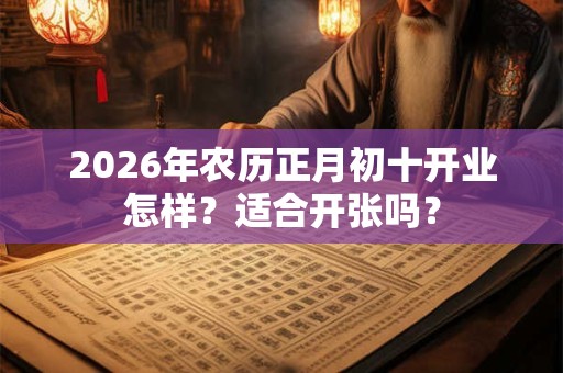2026年农历正月初十开业怎样?适合开张吗? 2026年农历正月初十开业怎样?适合开张吗?