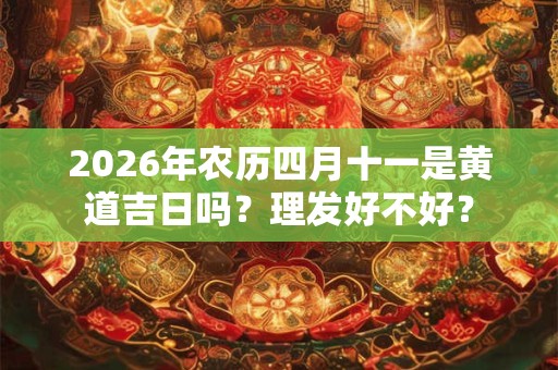 2026年农历四月十一是黄道吉日吗？理发好不好？