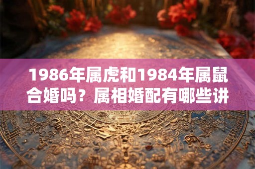 1986年属虎和1984年属鼠合婚吗?属相婚配有哪些讲究和禁忌? 1986年属虎和1984年属鼠合婚吗?属相婚配有哪些讲究和禁忌?